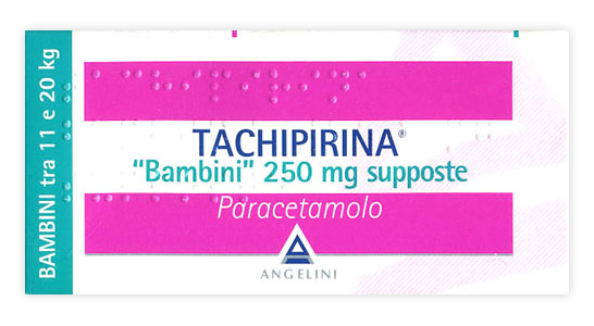TACHIPIRINA*BB 10SUPP 250MG - pharmaonline24.it