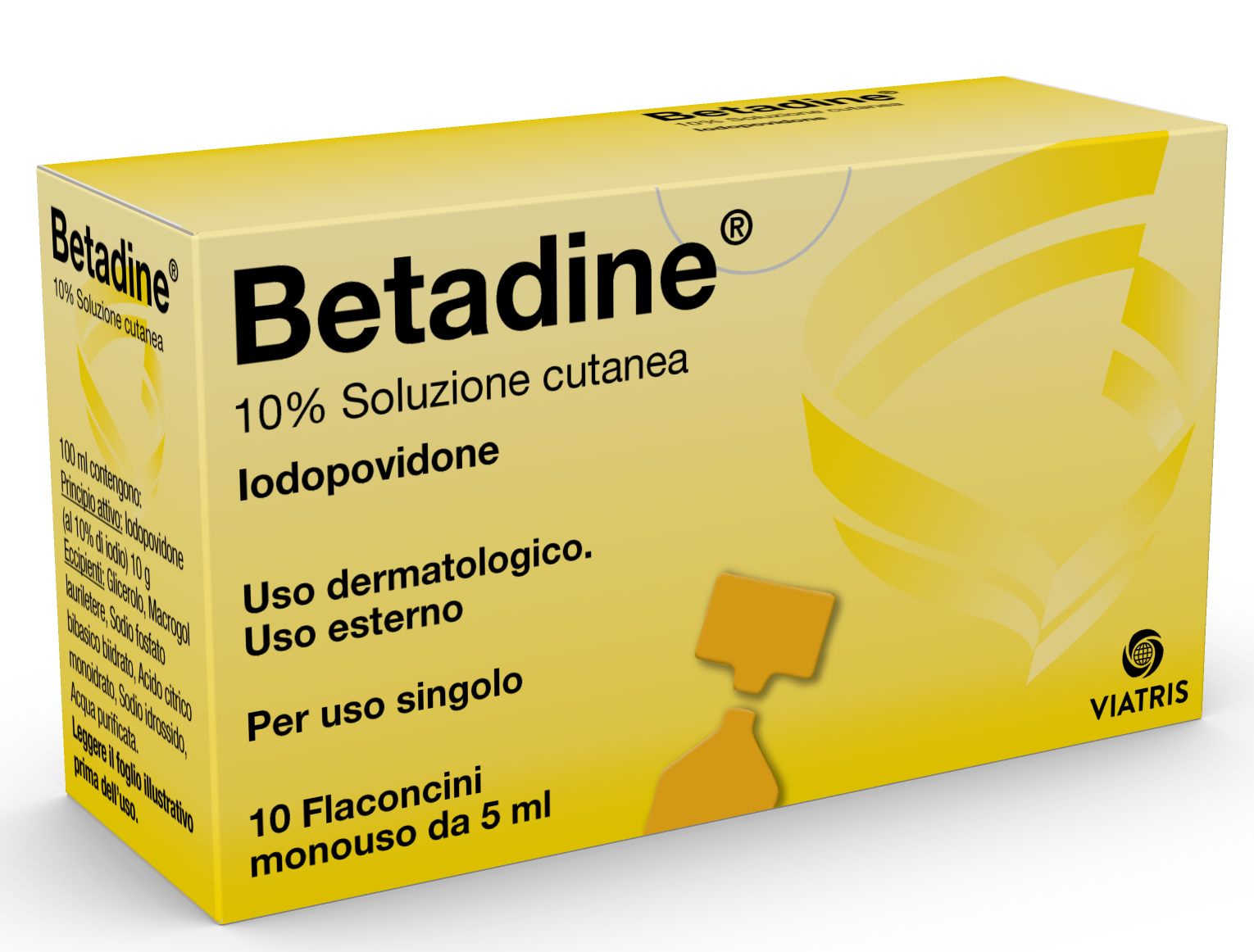 BETADINE*SOL CUT 10FL 5ML 10% - pharmaonline24.it
