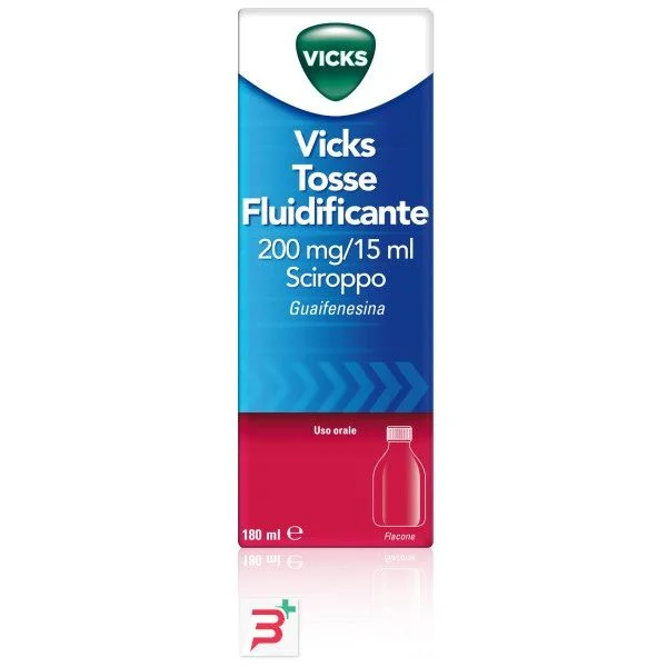 VICKS TOSSE FLUIDIF*FL 180ML - pharmaonline24.it