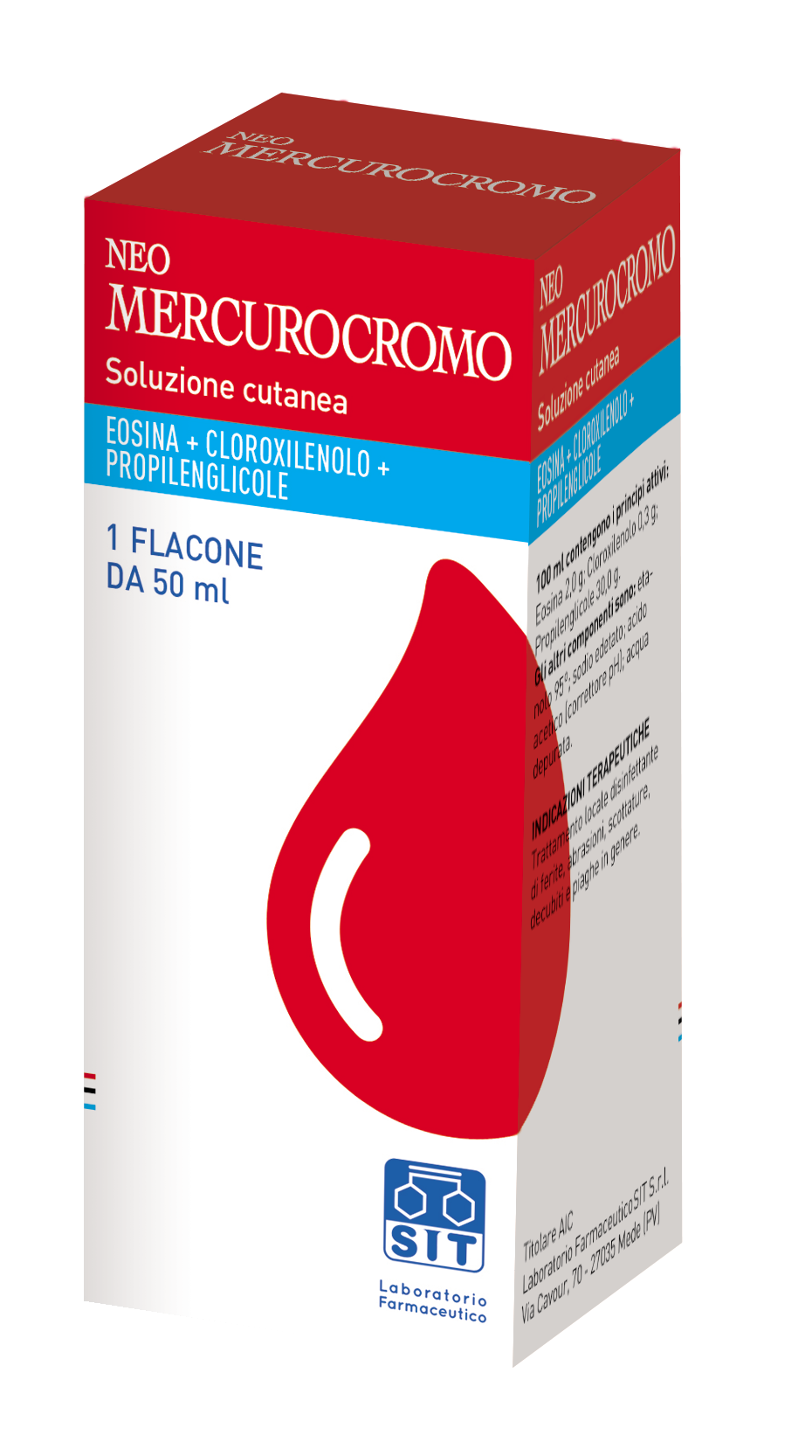 NEOMERCUROCROMO*SOLUZ FL 50ML - pharmaonline24.it