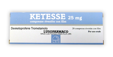 KETESSE*20CPR RIV 25MG - pharmaonline24.it