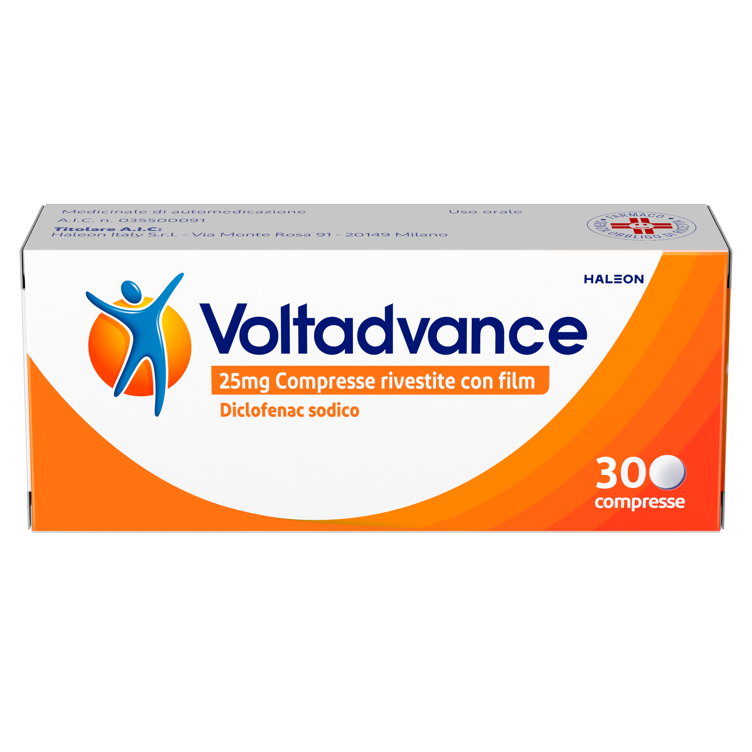 VOLTADVANCE*30CPR RIV 25MG - pharmaonline24.it