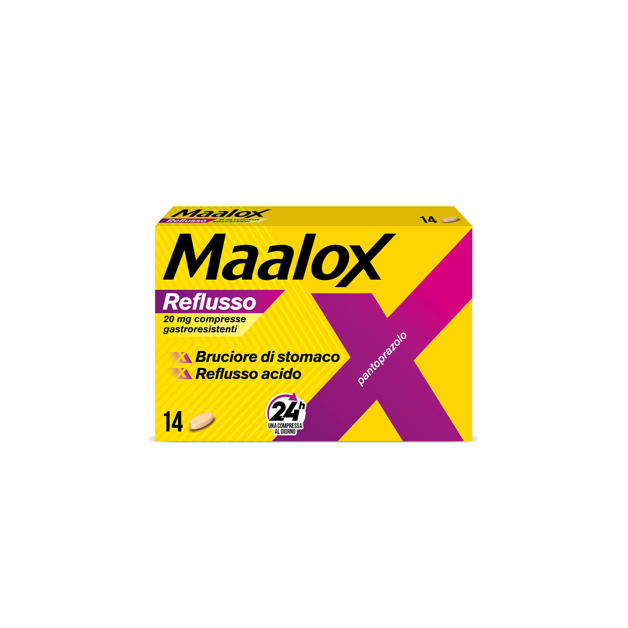 MAALOX REFLUSSO*14CPR 20MG - pharmaonline24.it