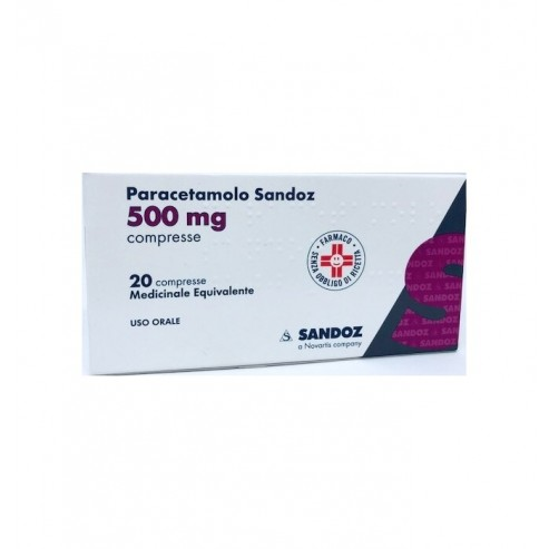 PARACETAMOLO SAND*20CPR 500MG - pharmaonline24.it