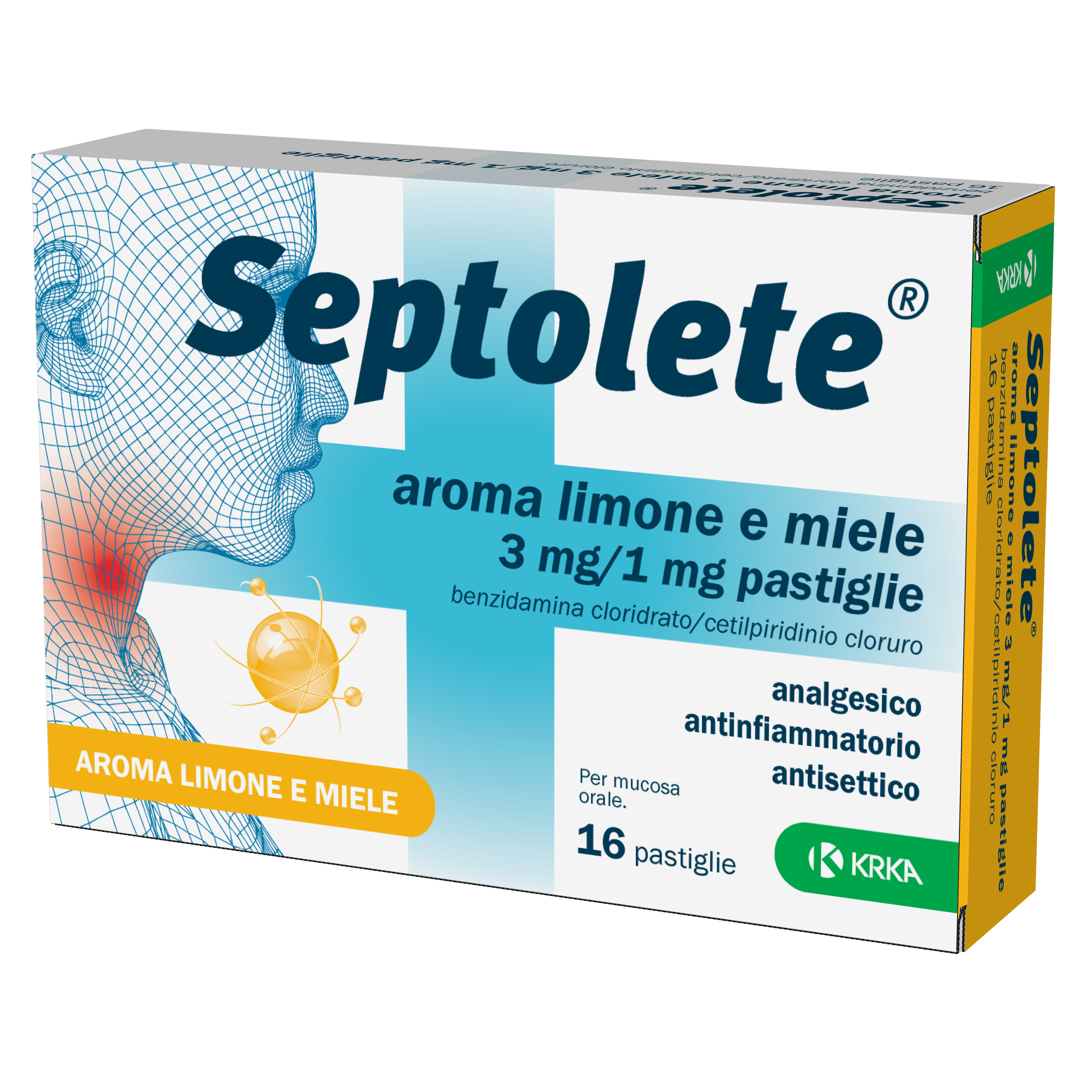 SEPTOLETE*16PAST 3+1MG LIM MIE - pharmaonline24.it
