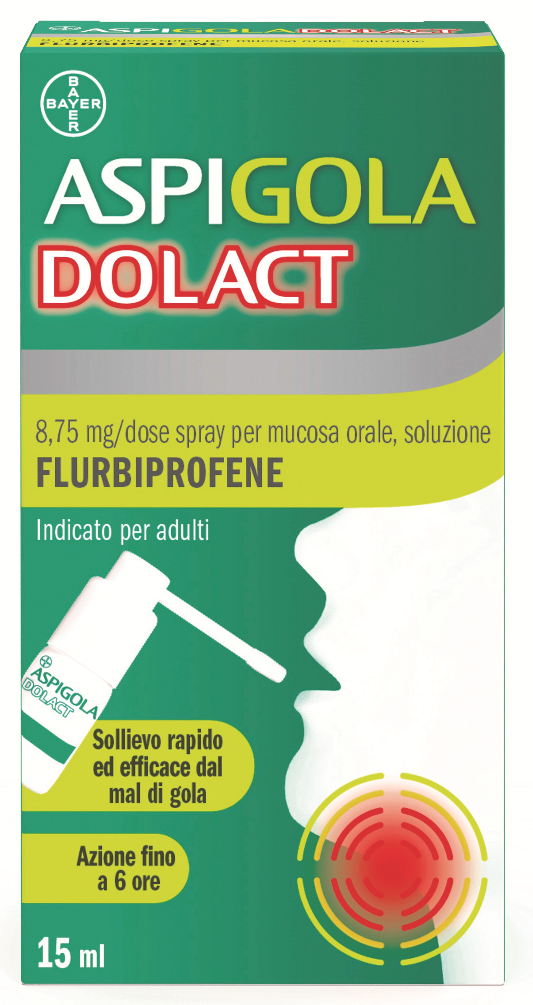 ASPIGOLADOLACT*SPRAY 15ML - pharmaonline24.it