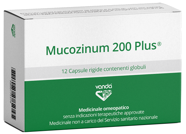 VANDA MUCOZINUM 200 PLUS 12 CAPSULE - pharmaonline24.it