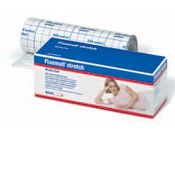 FASCIA AUTOADESIVA IPOALLERGENICA FISSAGGIO CATETERI FIXOMULL STRETCH. SUPPORTO IN POLIESTERE NON TESSUTO BIANCO, MASSA IN POLICARBONATO SENZA RESINE E GOMME NATURALI. 15X200CM - pharmaonline24.it