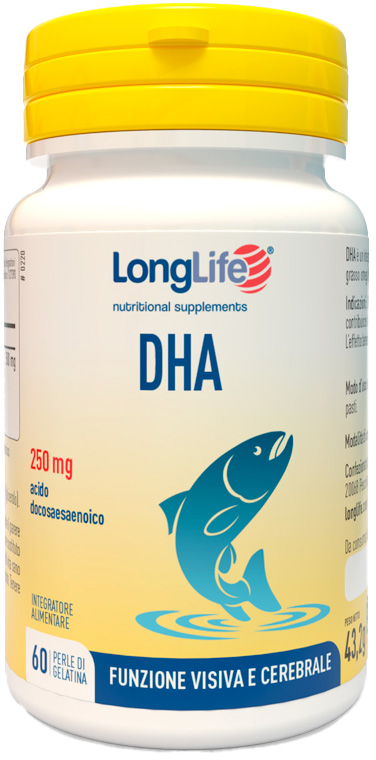 LONGLIFE DHA 250 MG 60 PERLE - pharmaonline24.it