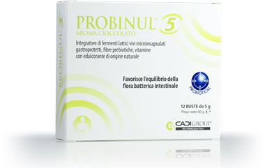 PROBINUL 5 12 BUSTINE 5 G AROMA CIOCCOLATO - pharmaonline24.it