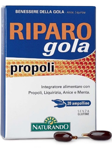 RIPARO GOLA PROPOLI 20 AMPOLLE BEVIBILI - pharmaonline24.it