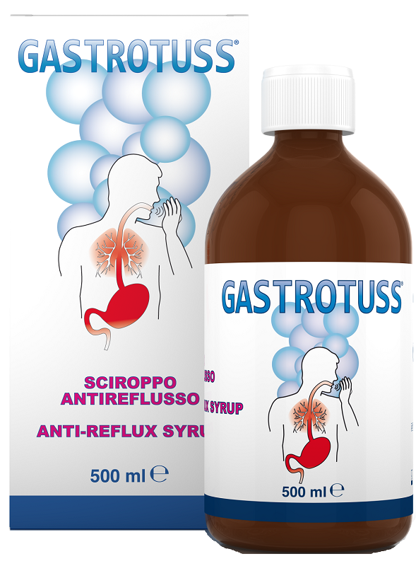 SCIROPPO ANTIREFLUSSO GASTROTUSS 500 ML - pharmaonline24.it