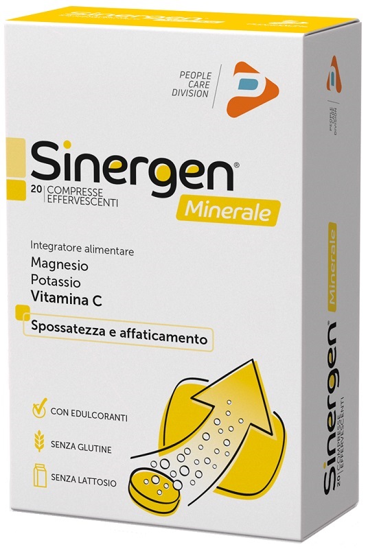 SINERGEN MINERALE LIMONE 20 COMPRESSE EFFERVESCENTI - pharmaonline24.it