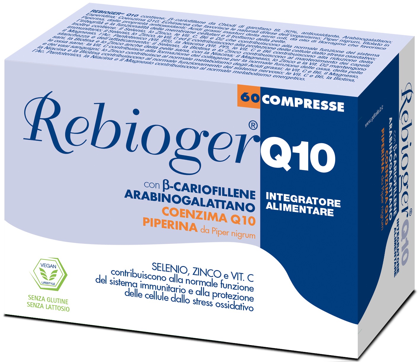 REBIOGER Q10 60 COMPRESSE - pharmaonline24.it