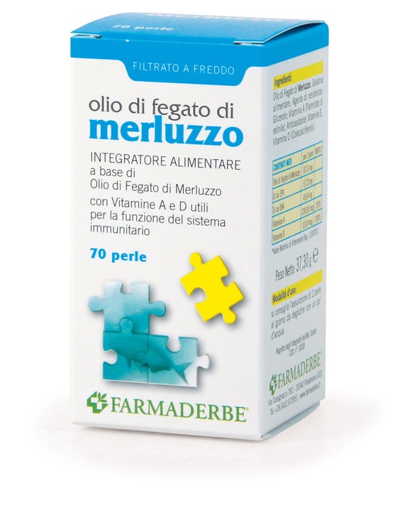 OLIO DI FEGATO DI MERLUZZO 200 PERLE - pharmaonline24.it