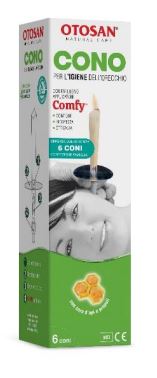 OTOSAN CONO IGIENE ORECCHIO+PROPOLI 6 PEZZI - pharmaonline24.it