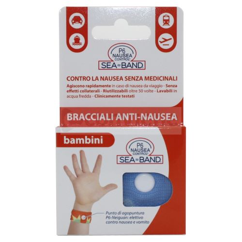 BRACCIALE ANTI NAUSEA PER BAMBINI P6 NAUSEA CONTROL 2 PEZZI - pharmaonline24.it