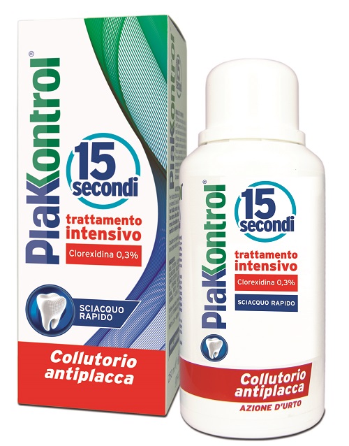 PLAKKONTROL 15 SECONDI COLLUTORIO 250 ML - pharmaonline24.it