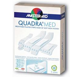 CEROTTO MASTER-AID QUADRA DERMOATTIVO FORMATI ASSORTITI 20 PEZZI - pharmaonline24.it