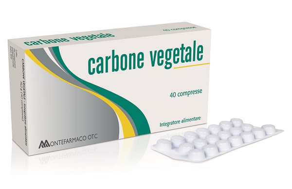 CARBONE VEGETALE 40 COMPRESSE - pharmaonline24.it