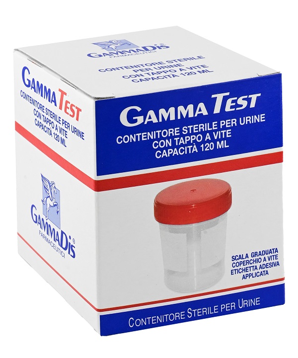 CONTENITORE STERILE PER LA RACCOLTA URINA 120 ML GAMMADIS - pharmaonline24.it