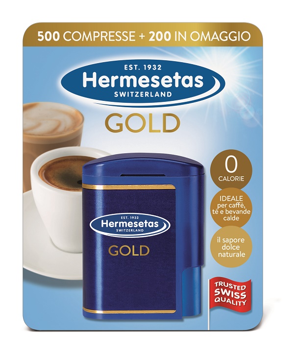 HERMESETAS GOLD 500+200 COMPRESSE 35 G - pharmaonline24.it