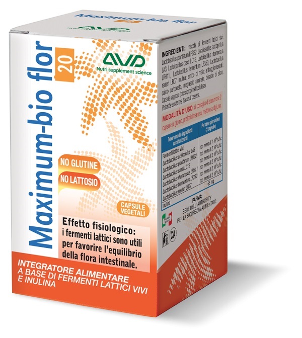 MAXIMUM BIO FLOR 20 75 CAPSULE - pharmaonline24.it