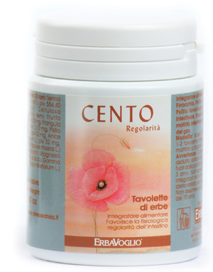 CENTO LASSATIVO ERBE 100 TAVOLETTE - pharmaonline24.it