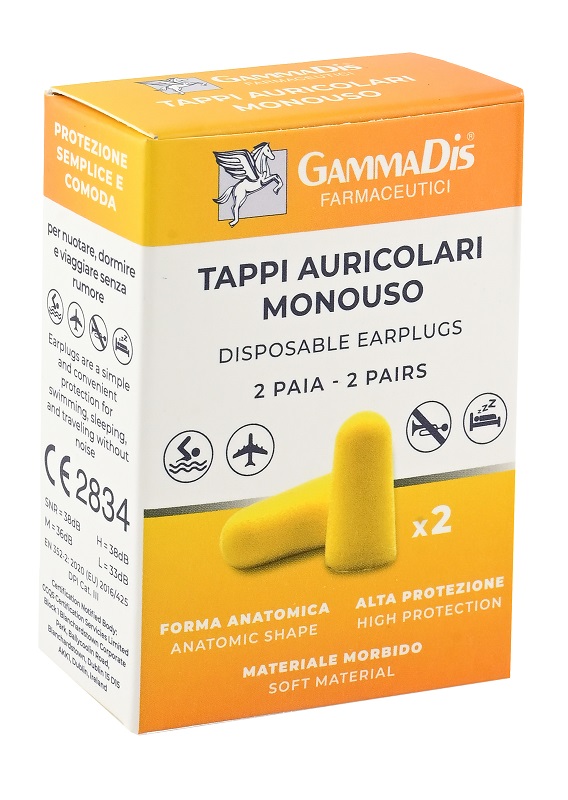 TAPPO AURICOLARE EAR GOMMAPIUMA 4 PEZZI GAMMADIS - pharmaonline24.it
