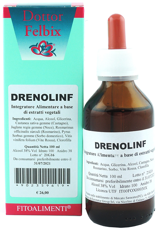 DRENOLINF GOCCE 100 ML - pharmaonline24.it