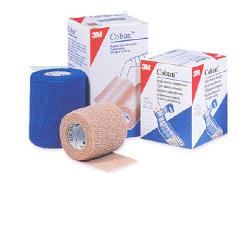 BENDA ELASTICA COMPRESSIVA AUTOADESIVA COBAN 7,5X300CM A RIPOSO 7,5X600CM IN ESTENSIONE BLU - pharmaonline24.it