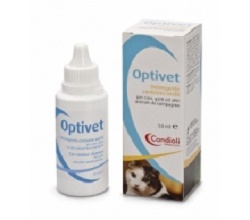 OPTIVET DETERGENTE PER OCCHI PER CANI E GATTI FLACONE 50 ML - pharmaonline24.it