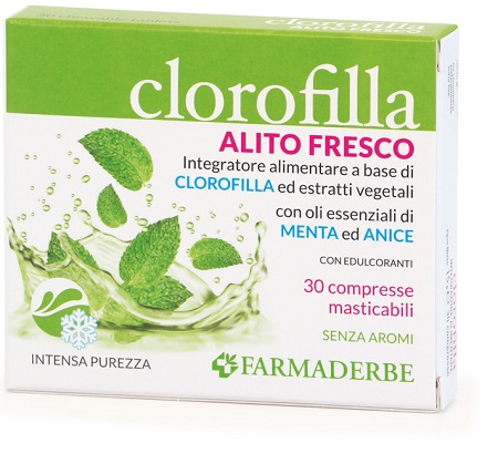 CLOROFILLA BREATH PURIFING 30 COMPRESSE MASTICABILI - pharmaonline24.it