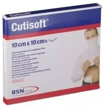 GARZA IDROFILA COMPRESSA CUTISOFT TESSUTO NON TESSUTO 10X10 CM 6 PEZZI - pharmaonline24.it