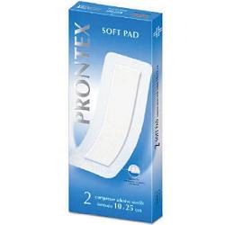 GARZA COMPRESSA PRONTEX SOFT PAD 10X25 CM 2 PEZZI - pharmaonline24.it
