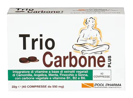 TRIOCARBONE PLUS 40 COMPRESSE - pharmaonline24.it