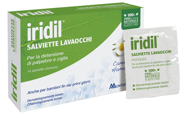IRIDIL LAVAOCCHI 14 SALVIETTE MONOUSO - pharmaonline24.it
