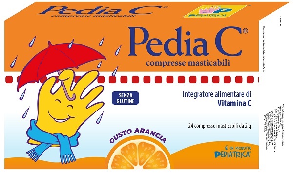PEDIA C ARANCIA 24 COMPRESSE MASTICABILI - pharmaonline24.it