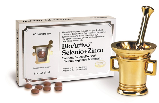 BIOATTIVO SELENIO + ZINCO 60 COMPRESSE - pharmaonline24.it
