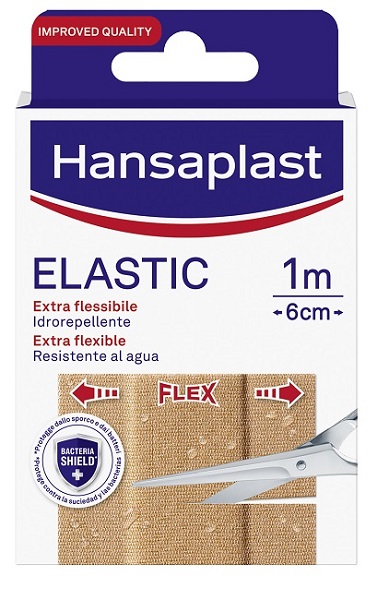 CEROTTO IN STRISCIA HANSAPLAST ELASTIC EXTRA FLESSIBILE 6 CM LUNGHEZZA 1 M 10 PEZZI - pharmaonline24.it
