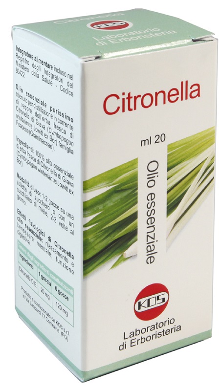CITRONELLA OLIO ESSENZIALE 20 ML - pharmaonline24.it
