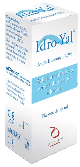 IDRO-YAL SOLUZIONE OFTALMICA LUBRIFICANTE IDRATANTE ACITO IALURONICO 0,2% 15 ML - pharmaonline24.it