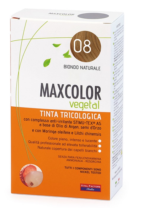 MAX COLOR VEGETAL 08 TINTURA 140 ML - pharmaonline24.it