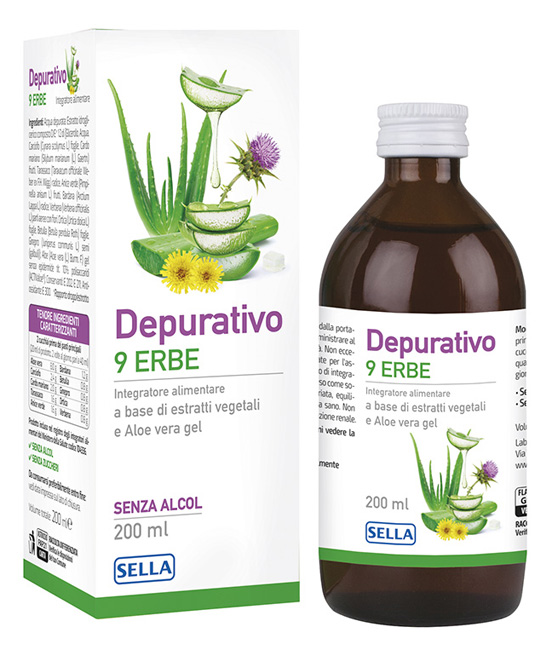 DEPURATIVO 9 ERBE 200 ML - pharmaonline24.it