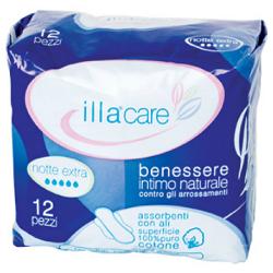 ILLA CARE ASSORBENTE NOTTE EXTRA 12 PEZZI - pharmaonline24.it