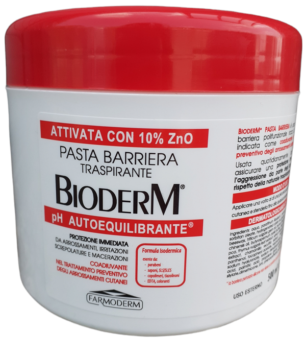 BIODERM PASTA BARRIERA ZINCO 500 ML - pharmaonline24.it