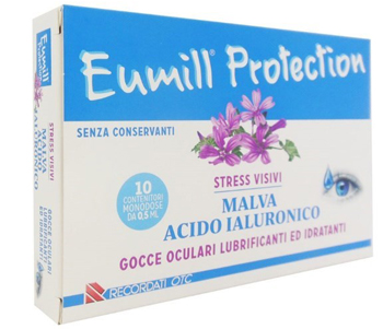 EUMILL PROTECTION GOCCE OCULARI 10 FLACONCINI MONODOSE 0,5 ML - pharmaonline24.it
