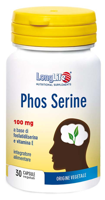 LONGLIFE PHOS SERINE 30 CAPSULE VEGETALI - pharmaonline24.it