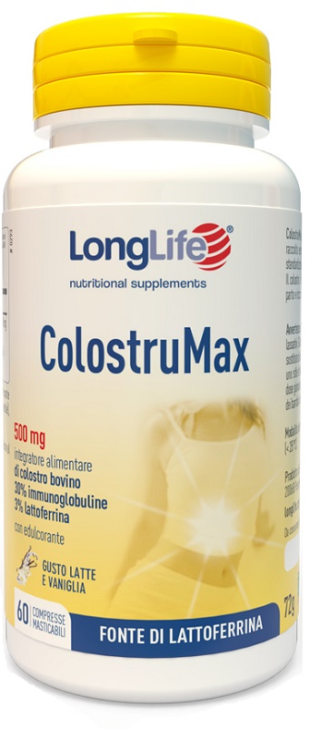 LONGLIFE COLOSTRUMAX 60 COMPRESSE MASTICABILI - pharmaonline24.it