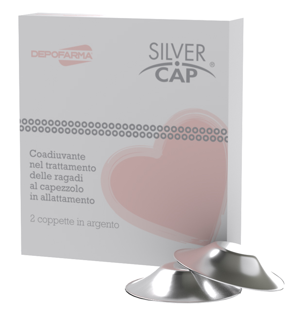 SILVER CAP COPPETTE IN ARGENTO COPRI CAPEZZOLI PER ALLATTAMENTO 2 PEZZI - pharmaonline24.it